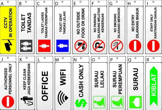 Facility Identification Signs
