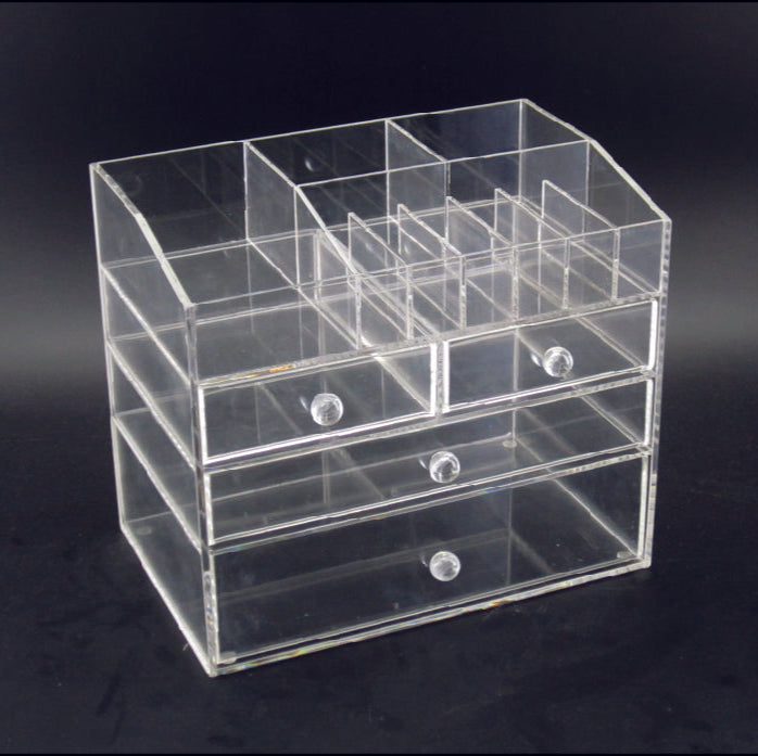 Acrylic Cosmetic Organizer With Drawer