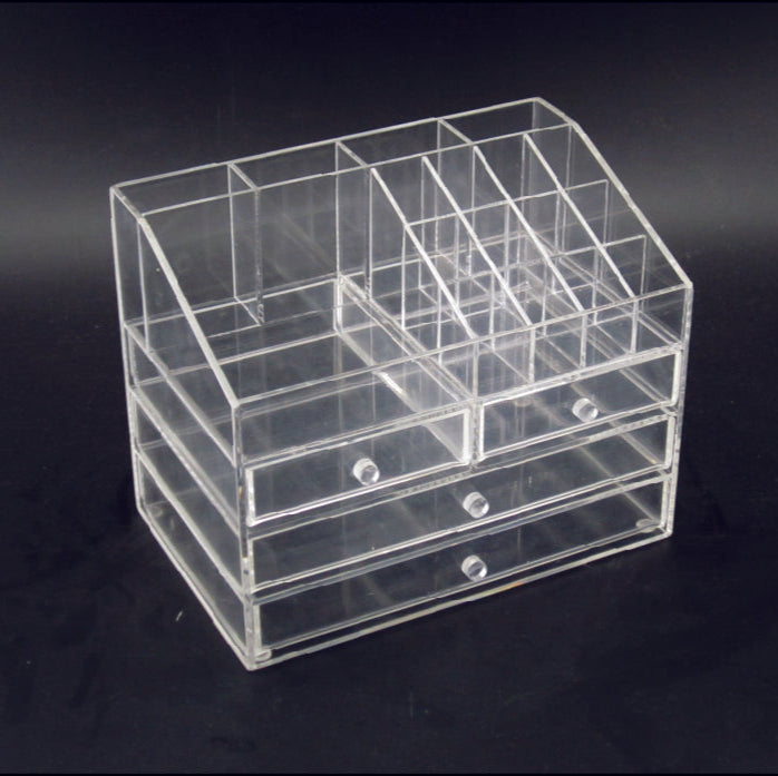 Acrylic Cosmetic Organizer With Drawer