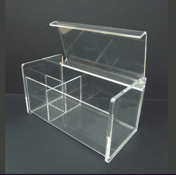 Acrylic Storage Box - 2 Compartment