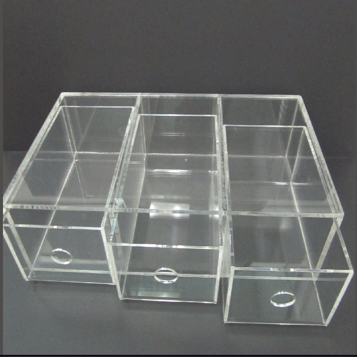 Acrylic Storage Box - 3 Drawer